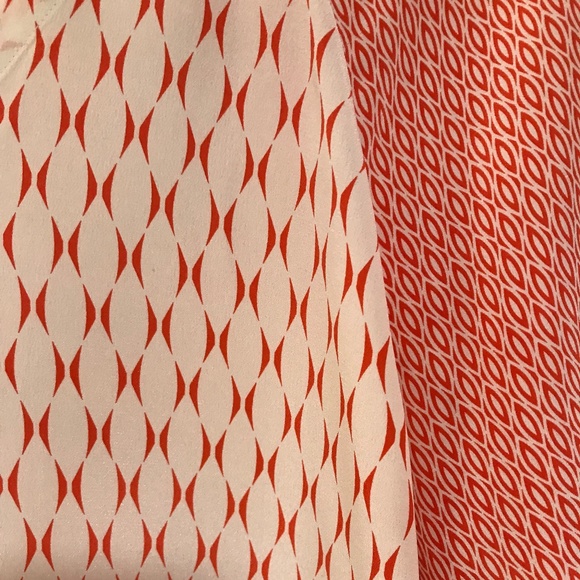 Fossil blouse, Size L, red and white - Picture 4 of 4